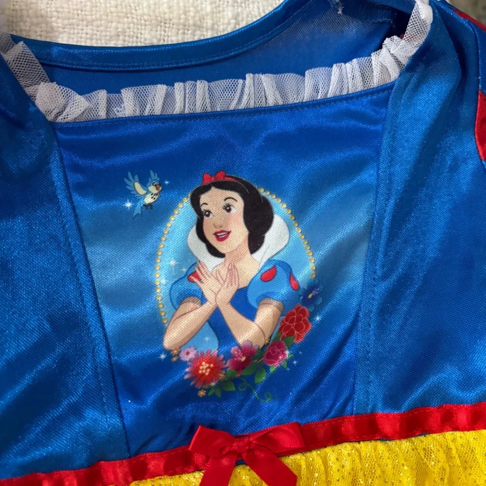 Disney Princess Nightgown Bundle 4pk Merida Aurora Snow White Girls Size 6